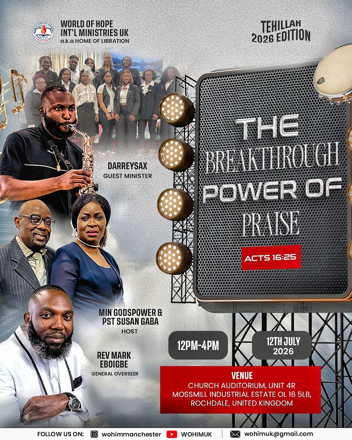 ANNOUNCEMENT: TEHILLAH 2026 PRAISE FEST